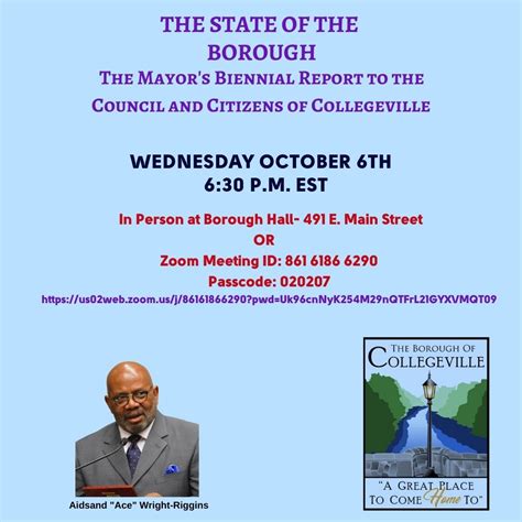 State of the Borough Report .